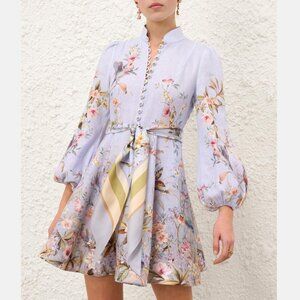 Zimmermann  REBELLION BUTTON MINI DRESS